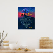 LAUGH, LIVE, LEVEN - VOOR MIJN SON - MOM-POSTER POSTER (Keuken)