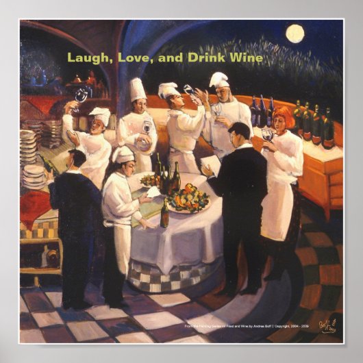 Laugh, Love en Drink Wine, van de ... Poster (Voorkant)