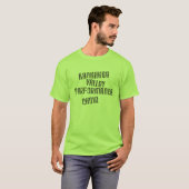 Laugh, Love, Live Free and Sing T-shirt (Voorkant volledig)
