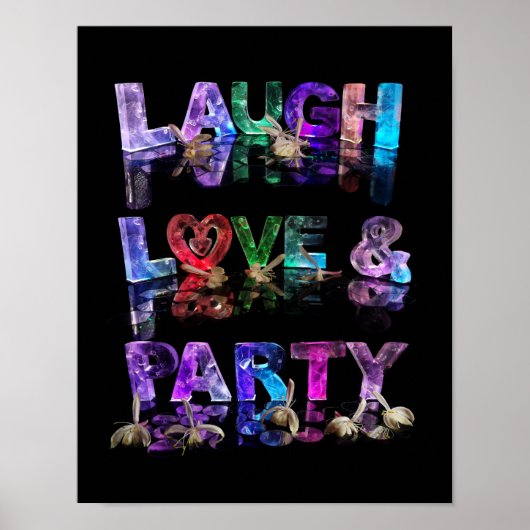 Laugh Love & Party Poster (Voorkant)