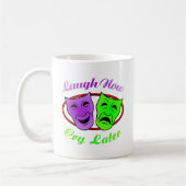 Laugh Now Cry Latmaskers Koffiemok (Links)