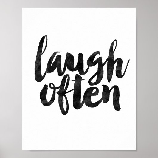 Laugh Often Poster (Voorkant)