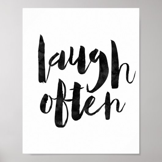 Laugh Often Poster (Voorkant)