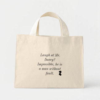 Laugh op Mr Darcy Mini Tote Bag