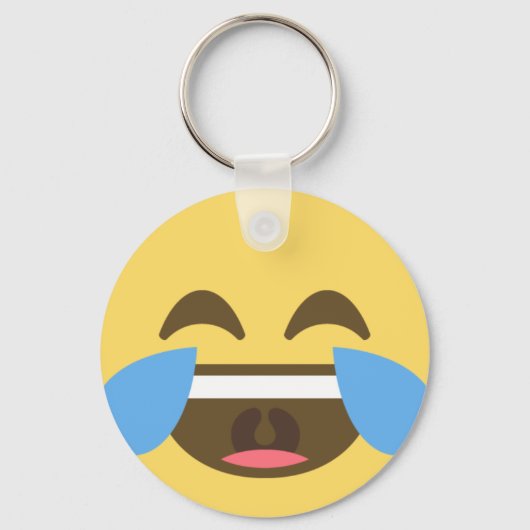 Laugh Out Emoji Sleutelhanger (Voorkant)
