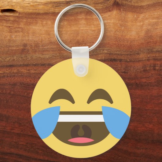 Laugh Out Emoji Sleutelhanger (Voorkant)