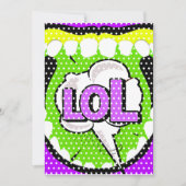 Laugh Out Loud Bedankkaart (Voorkant)