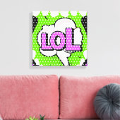 Laugh Out Loud Canvas Afdruk (Insitu (Woonkamer))