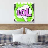 Laugh Out Loud Canvas Afdruk (Insitu (Slaapkamer))