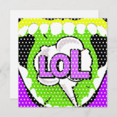 Laugh Out Loud Feestdagenkaart (Voorkant / Achterkant)