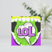 Laugh Out Loud Feestdagenkaart (Staand voorkant)