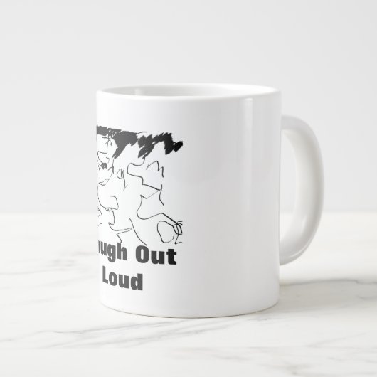 Laugh Out Loud Grote Koffiekop (Voorkant rechts)