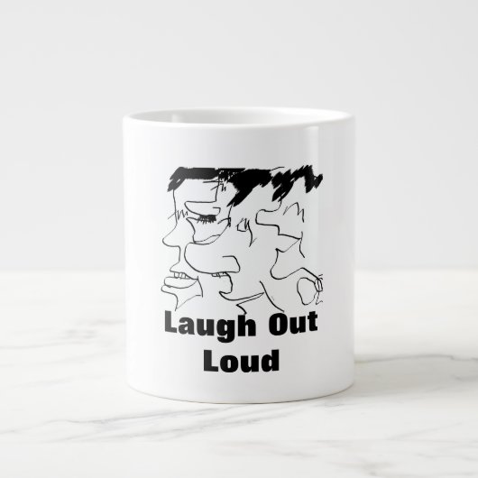 Laugh Out Loud Grote Koffiekop (Voorkant)