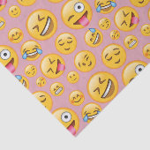 Laugh Out Loud (lol) Emoji Pattern Tissuepapier (Detail)