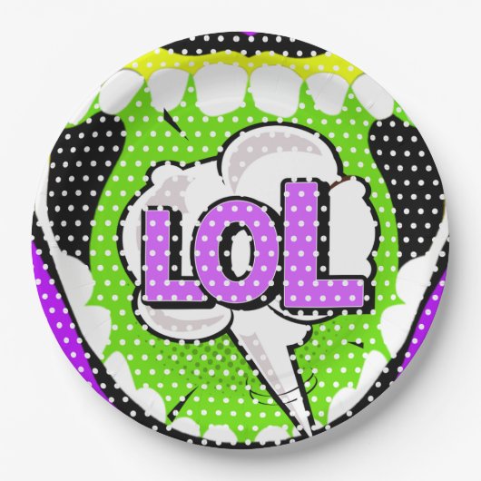 Laugh Out Loud Papieren Bordje (Voorkant)