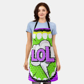 Laugh Out Loud Schort (Gedragen)