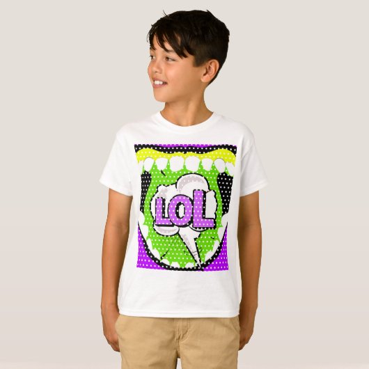 Laugh Out Loud T-shirt (Voorkant volledig)
