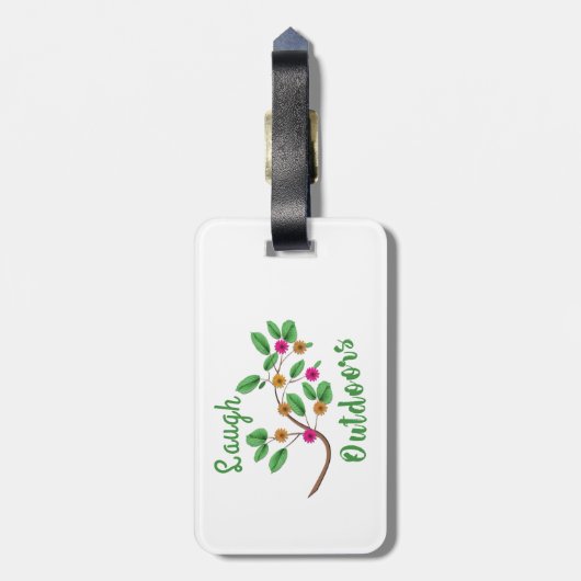 Laugh Outdoor Bagagelabel (Achterkant verticaal)