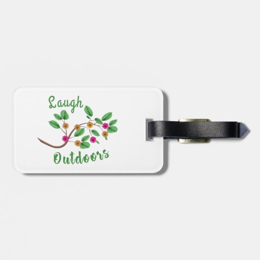 Laugh Outdoor Bagagelabel (Achterkant horizontaal)