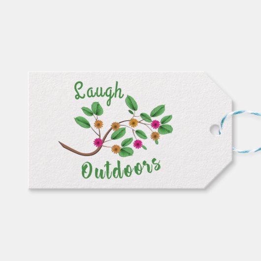 Laugh Outdoor Cadeaulabel (Voorkant (Horizontaal))