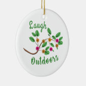 Laugh Outdoor Keramisch Ornament (Rechts)