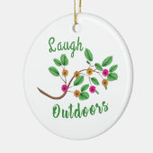 Laugh Outdoor Keramisch Ornament (Links)