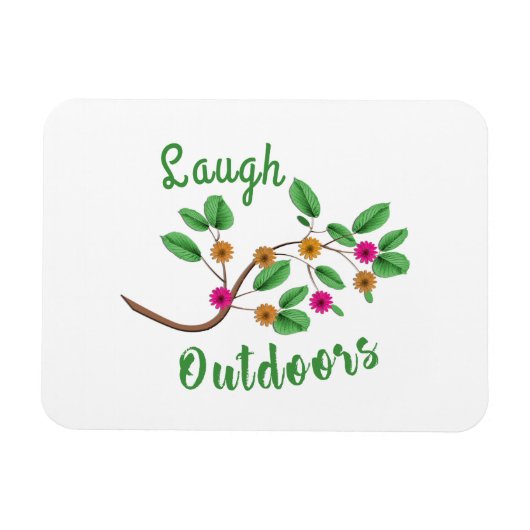 Laugh Outdoor Magneet (Horizontaal)