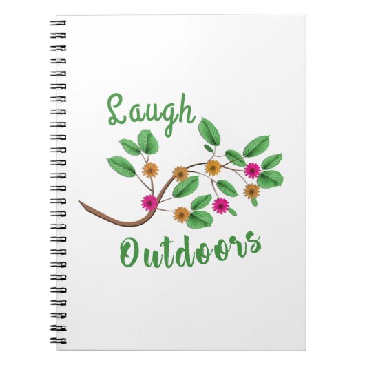 Laugh Outdoor Notitieboek (Voorkant)