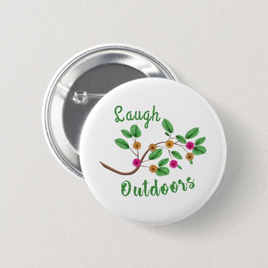 Laugh Outdoor Ronde Button 5,7 Cm (Voorkant /achterkant)