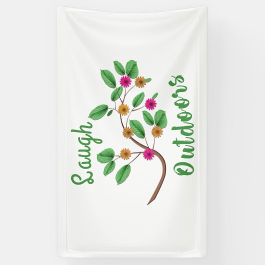 Laugh Outdoor Spandoek (Verticaal)