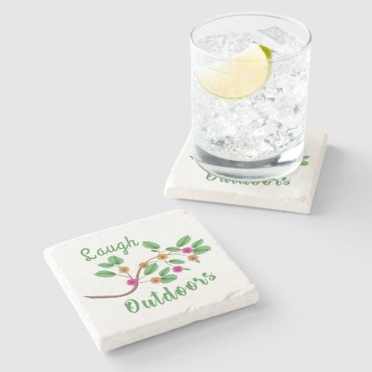 Laugh Outdoor Stenen Onderzetter (Zijkant)