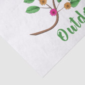 Laugh Outdoor Tissuepapier (Detail)