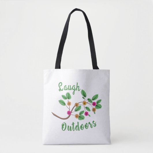 Laugh Outdoor Tote Bag (Voorkant)