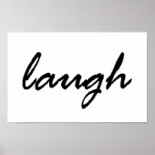 Laugh Poster (Voorkant)