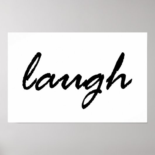 Laugh Poster (Voorkant)