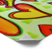 Laugh Poster Print (Glitter) (Hoek)