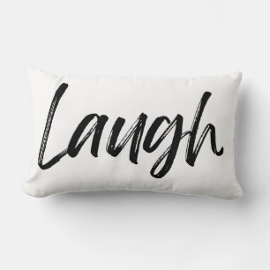 Laugh Print Sierkussen Kussen