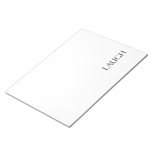 Laugh Quotes Inspirerend Laughter Quote Notitieblok (Schuin)