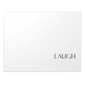 Laugh Quotes Inspirerend Laughter Quote Notitieblok (Voorkant)