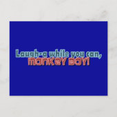 Laugh terwijl je aap-jongen kunt ontwerpen briefkaart (Voorkant)