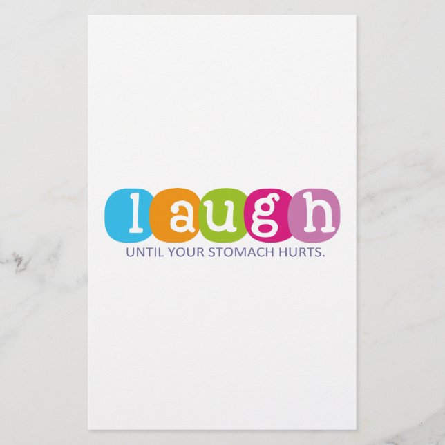 Laugh tot je maag pijn doet (Voorkant)
