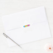 Laugh tot je maag pijn doet ster sticker (Envelop)