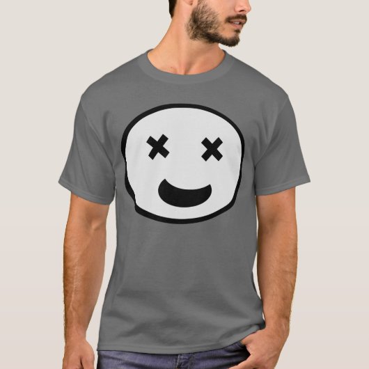 Laugh tot je sterft t-shirt (Voorkant)