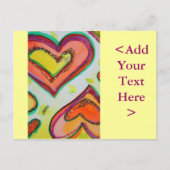 Laugh Two Hearts Briefkaart (Voorkant)