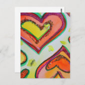 Laugh Two Hearts Briefkaart (Voorkant / Achterkant)