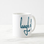 Laugh Vaak Funny citeert Humor Laughter Gifts Idea Koffiemok (Voorkant rechts)