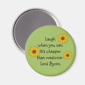 "Laugh when you can" Magnet (Voorkant / Achterkant)