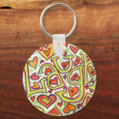 Laugh Word Sleutelhanger (Voorkant)