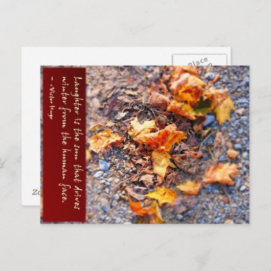 Laugher is de zon... briefkaart (Voorkant / Achterkant)