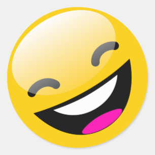 LAUGHERVLAK RONDE STICKER